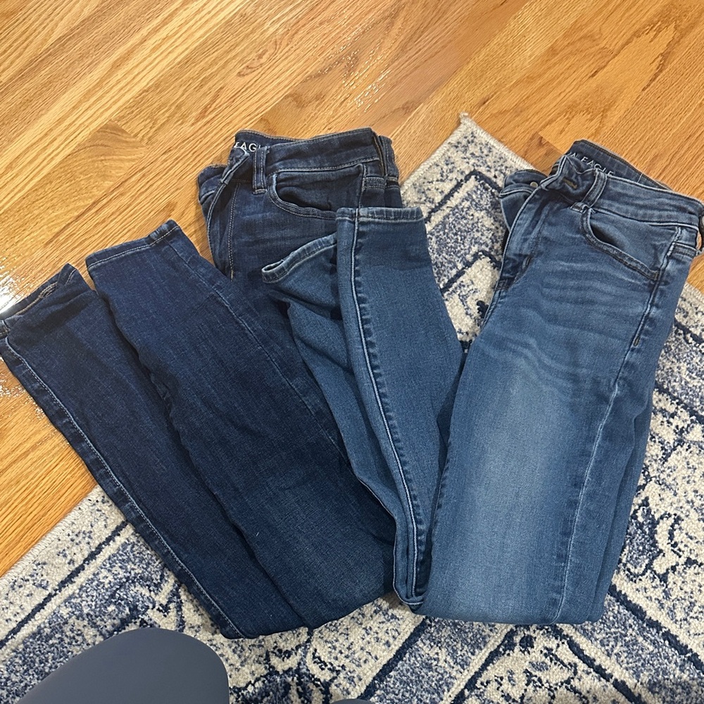 American Eagle Outfitters High Rise Skinny Jeans set